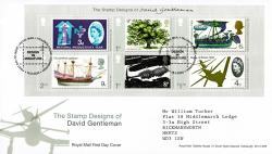 2022 The Stamp Art of David Gentleman no Barcode MS (Addressed)