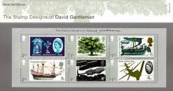 2022 The Stamp Art of David Gentleman no Barcode MS Pack