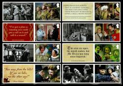 2023 Blackadder 8x Smilers Stamps with Labels (Labels may vary from shown)