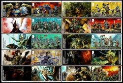 2023 Warhammer 10x Smilers Stamps with Labels (Labels may vary from shown)