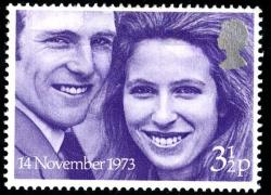 1973 Royal Wedding 3&frac12;p