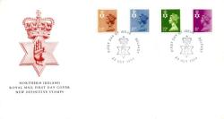 Northern Ireland 1984 23rd October 13p,17p,22p,31p Belfast CDS royal mail cover
