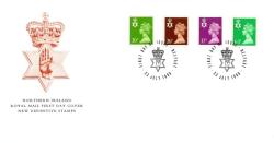 Northern Ireland 1996 28th July 20p,26p,37p,63p Belfast CDS royal mail cover