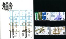 1968 Anniversaries (1st series) Pack
