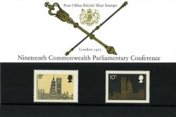 1973 Commonwealth Parliamentary Conference, Palace of Westminster Pack