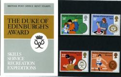 1981 Duke of Edinburgh Awards pack