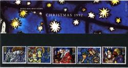 1992 Christmas, Stained Glass Windows Pack
