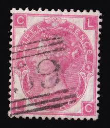 SG102/103 3d Rose Plate 4 - Fine Used (Cat. £150) (Spec: J29) (Scott: 49/49a)