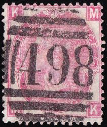 SG102/103 3d Rose, Plate 6 - Good Used (Cat. £40) - (Spec: J31) (Scott: 49/49a)