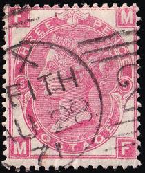 SG103 3d Rose - Fine Used (Cat. £40) - (Spec: J29/35) (Scott: 49)