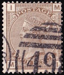 SG160 4d Grey-Brown (Plate 18) - Fine Used (Cat. £35) (Spec: J69) (Scott: 84)
