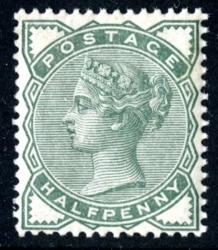 SG164  1880 ½d deep green