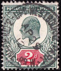 SG290 (M13) 2d Deep Dull Green & Red - Superb CDS, Westbourne Park Golborne Road 29th Apr 1912 (Cat. £33)