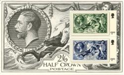 SG3070a King George V half crown postage