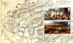 SG3724a 2015 Battle of Waterloo Map of Battle positions