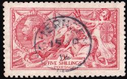 SG410 5/- Pale Carmine - Fine Used (Cat. £350) (Spec: N67, iii)