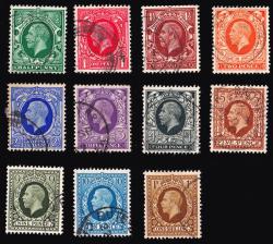 SG439-449 Set of 11 Dark Frames - Fine Used (Cat. £22.50)