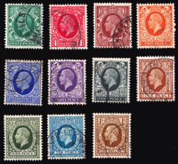SG439-449 Set of 11 Dark Frames - Fine Used (Cat. £22.50)