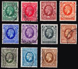 SG439-449 Set of 11 Dark Frames - Fine Used (Cat. £22.50)