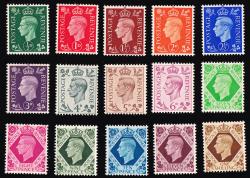 SG462-475 Set of 15 Dark Colours - Unmounted Mint (Cat. £45) - (Spec: Q1-28) (Scott: 235/266)