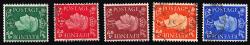 SG462A-466A Set of 5 Wmk Sideways - Good Perfs - Fine Used (Cat. £85.85) (Spec: Q1b-13b) (Scott: 235a/239a)