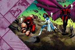 SG4765b 2023 X-Men Juggernaut, Mystique & Magneto Pane