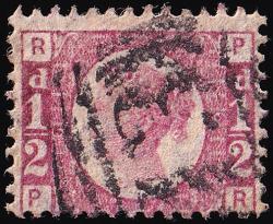 SG48/49 ½d, Plate 6 - Good Used (Cat. £12) - (Spec: G4) (Scott: 58)