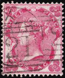 SG75 3d Deep Carmine-Rose (Plate 2) - Fine Used (Cat. £275) - (Spec: J26, i) (Scott: 37a)