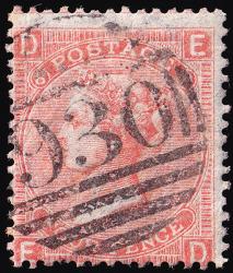 SG93/95 4d Plate 8 - Average Used (Cat. £90) - (Spec: J55) (Scott: 43/43a)