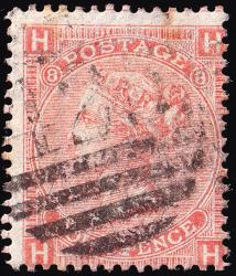 SG93 4d Dull Vermilion - Average Used (Cat. £75) - (Spec: J54/55) (Scott: 43a)