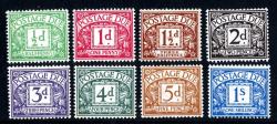 1914 Postage Due Set of 8 (SG:D1-D8)