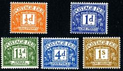 1951 Postage Due Set of 5 (SG:D35-D39)