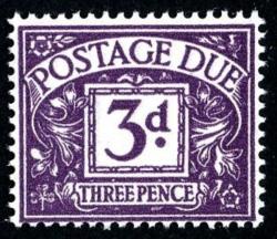 SG:D42  1954 3d violet