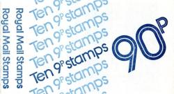 SG:FG1a 90p 10x9p Stamps LM