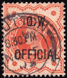 SGO31 ½d Vermilion - Fine Used (Cat. £110) (Spec: L31) (Scott: O44)