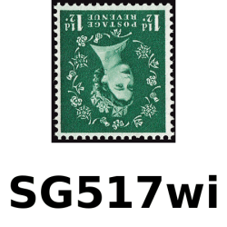 SG 517wi 1&frac12;d Wmk invert