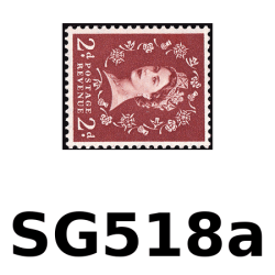 SG 518a 2d Wmk sideways