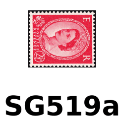 SG 519a 2½d type1 sideways
