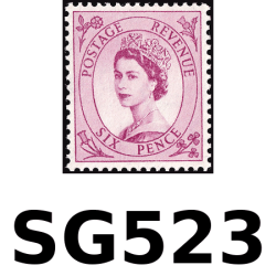 SG523 6d Reddish Purple