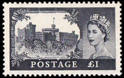 SG 539 £1 black