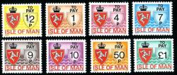 SG: D9 - D16 Set of 8 from ½p - £1