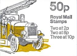 SG: FB9b  50p Fire Engine with 8p left band