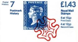 SG: FN6b £1.43p  2d Blue RM