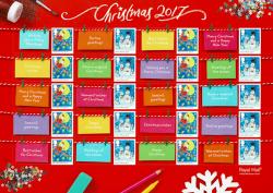 SG: LS108 2017 Christmas Childrens Stamps