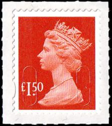 SG U2913 £1.50p brown red