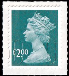 SG U2914 £2 deep blue green