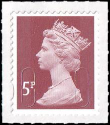 SG U2922 5p dull red brown M14L
