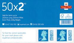 SG V4500 2nd Blue MBIL M21L with Barcode, Type PB-Ls/sL (Walsall) - Business Sheet Header