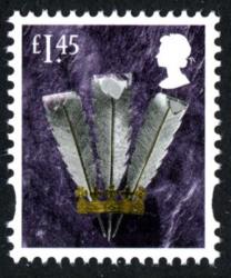 SG W158  £1.45p Prince Wales Feathers