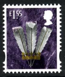 SG W159 £1.55p Prince of Wales Feathers
